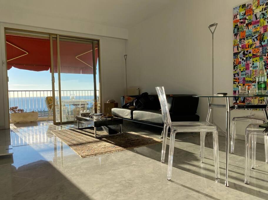 2-Room 60 M², Panoramic View, 2 Balconies, 50M Pool Кань-сюр-Мер Екстер'єр фото